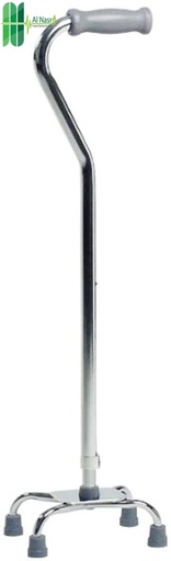 [100011] LQX SMALL BASE SLIVER WALKER CANE   